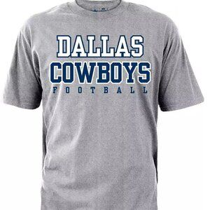 Dallas Cowboys Football Short Sleeve Tee - XL - Gray